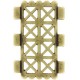 Cymbal ™ DQ metal Connector Faragas for Tila beads - Antique bronze